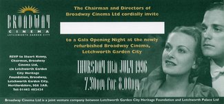 1996 Re-opening invitation