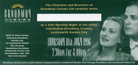 1996 Re-opening invitation