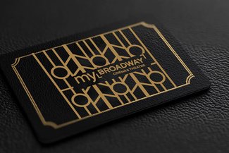 MyBroadway gold card mock up