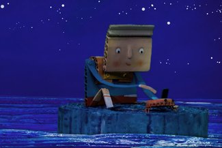 dodu the cardboard boy